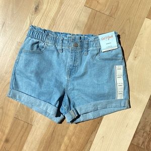 Paper bag waist Jean short